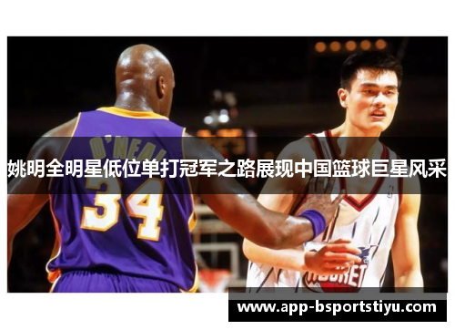 姚明全明星低位单打冠军之路展现中国篮球巨星风采