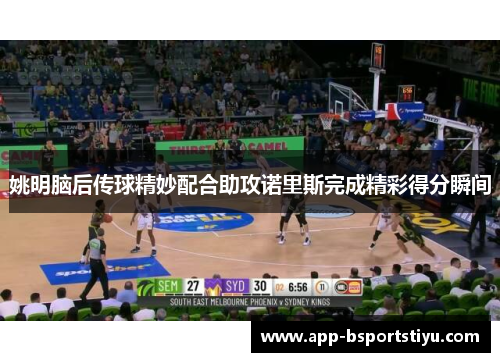 姚明脑后传球精妙配合助攻诺里斯完成精彩得分瞬间
