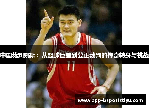 中国裁判姚明：从篮球巨星到公正裁判的传奇转身与挑战